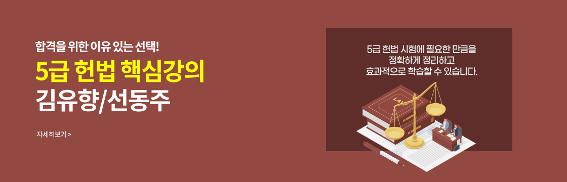 헌법 핵심강의